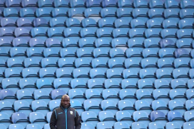 Darren Moore, Manager of Sheffield Wednesday. (Photo by George Wood/Getty Images)