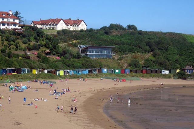 The conservation village pleases with its pretty cottages and cute streets with Coldingham Bay,  a popular surfing destination, cusped by brightly painted beach huts. For those who like to stroll, the Berwickshire Coastal Path will take you here.