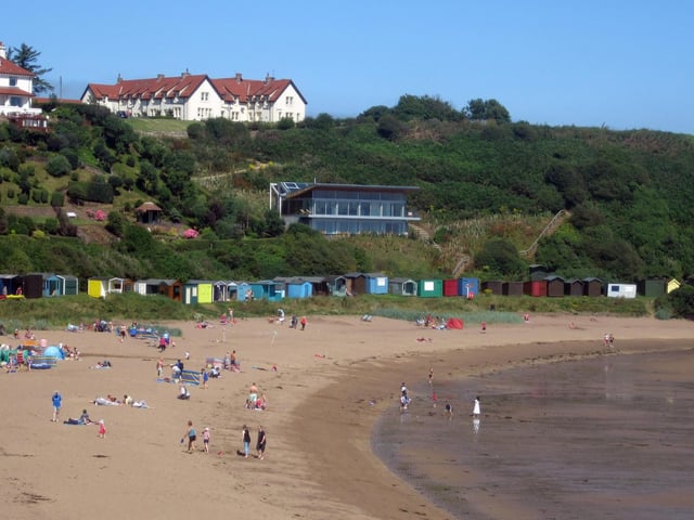 The conservation village pleases with its pretty cottages and cute streets with Coldingham Bay,  a popular surfing destination, cusped by brightly painted beach huts. For those who like to stroll, the Berwickshire Coastal Path will take you here.