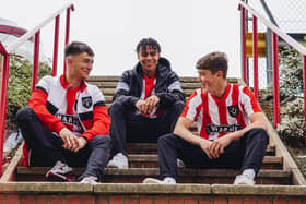 The new retro offerings from Sheffield United unveiled this morning (Sheffield United)
