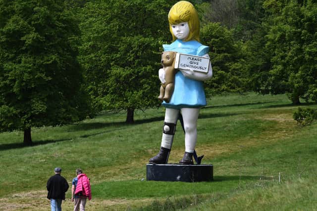 Charity, by Damien Hirst, at the Yorkshire Sculpture Park. Picture: Jonathan Gawthorpe.