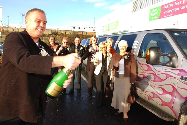 These Asda workers were rewarded in style for 25 years of service in 2005 - with a trip to York in a limo. Do you recognise anyone in the photo?