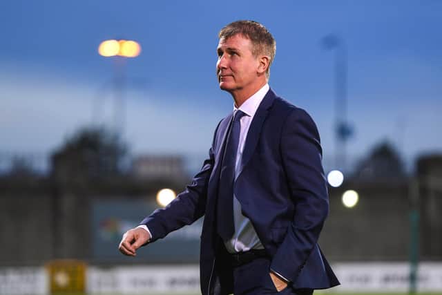 Stpehen Kenny has stepped up from the Republic of Ireland's under 21 manager to take charge of the senior squad (Photo by Harry Murphy/Getty Images)