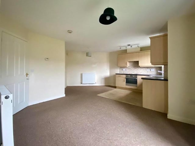 As you walk in to the apartment via the entrance hall, first impressions are sure to be positive. You meet the open-plan lounge/kitchen, which is bright and spacious.