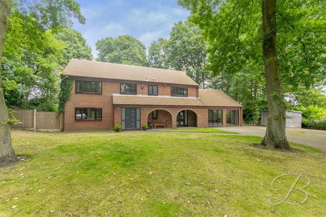 This five bedroom detached house in the sought area of Berry Hill, has two sitting rooms and a games room. Marketed by Buckley Brown, 01623 355797.