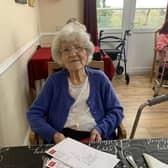 Mary Tyzack celebrating her 100th birthday