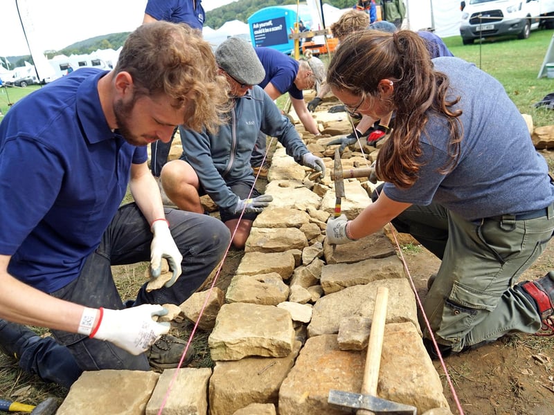 Derbyshire branch of the dry stone walling association.