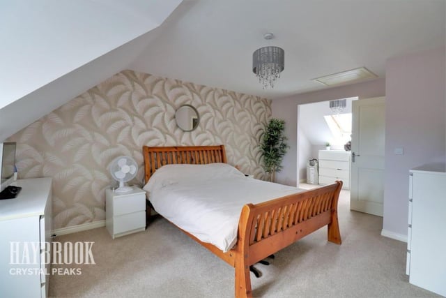 This master bedroom is plenty big enough for a large double bed and also has it's own en-suite.