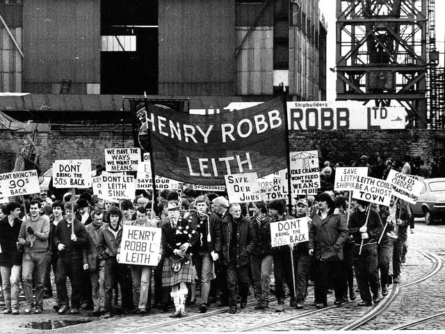 Henry Robb's workforce battled hard in 1983 to save the last surviving shipbuilding yard on the Forth.