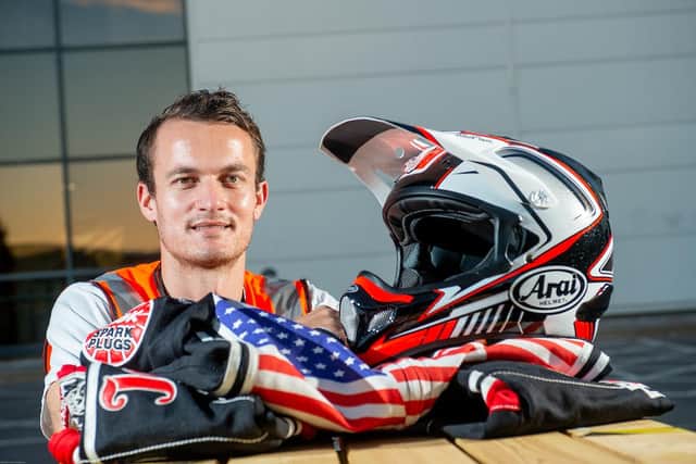 New employees at Amazon in Doncaster who have been displaced from their usual jobs due to the Covid19 situation.
Professional speedway rider Ricky Wells.