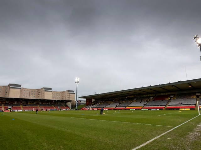 Firhill is a popular venue with away fans.