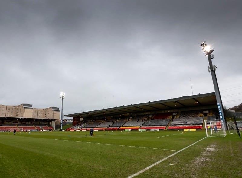 Firhill is a popular venue with away fans.
