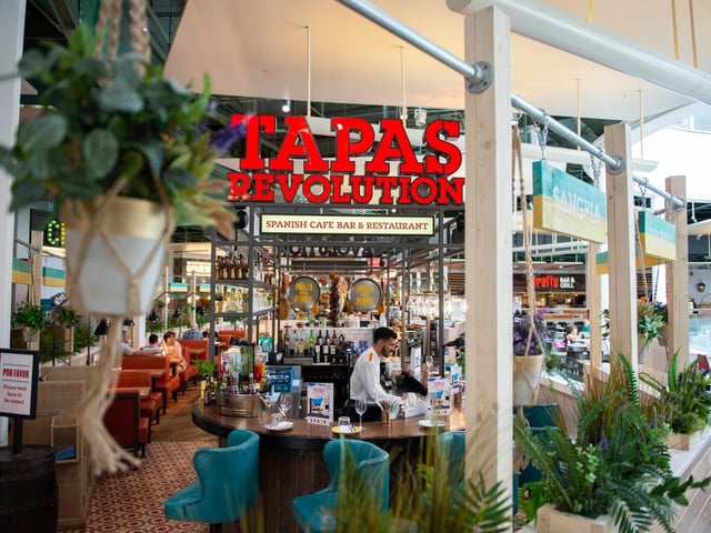 "Wonderful friendly service," said one TripAdvisor user of Tapas Revolution. "Excellent tasty food with a great atmosphere."