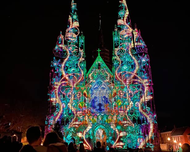 Rotherham Minster will be lit up like never before as part of a free winter light and sound festival