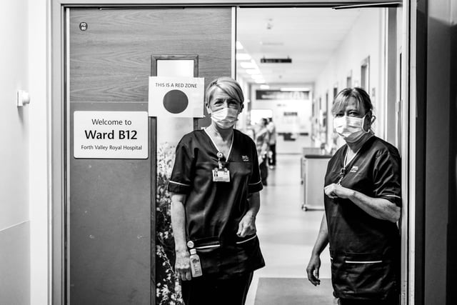 Forth Valley Royal Hospital coronavirus ward B12.