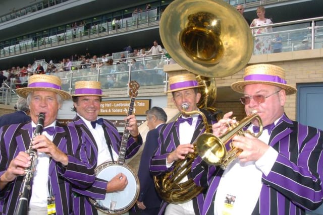 The Tom Roberts Jazz Band at the St Leger Day in 2007.