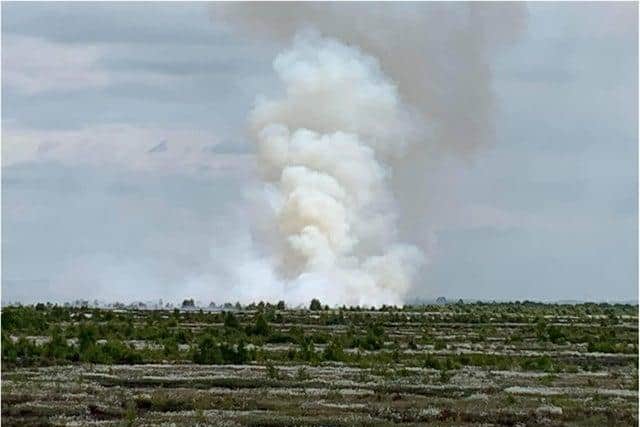 South Yorkshire Fire and Rescue are calling on residents to avoid the area this weekend.