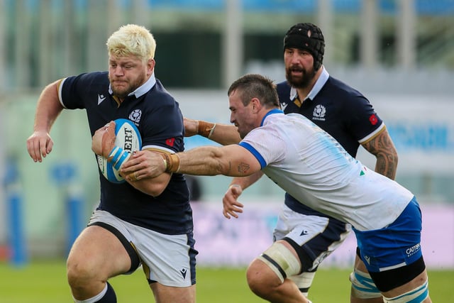 Kebble was making his first start for Scotland and the South African-born prop fronted up well before making way for Jamie Bhatti for the final 13 minutes. 6