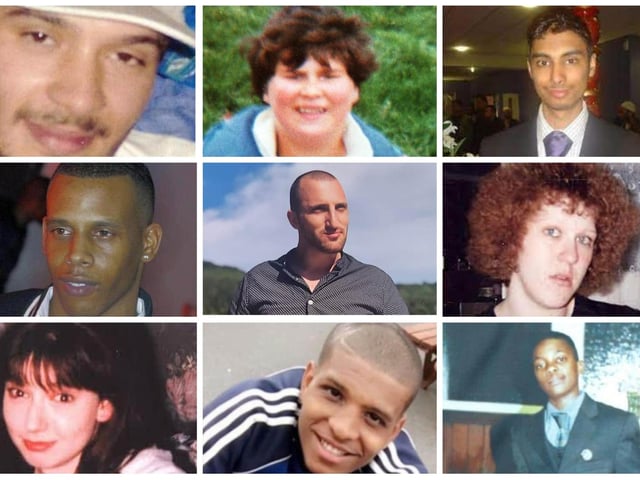 The families of nine murder victims killed in Sheffield are desperate for justice for their loved ones