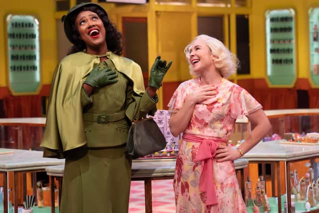 Kaisa Hammarlund, right, and Gleanne Purcell-Brown in the Sheffield Crucible Theatre Christmas musical She Loves Me