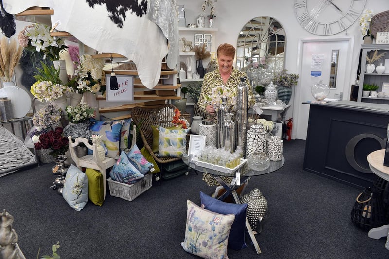 Soft furnishings, flowers and home decor are all on offer at Clarissa's Interiors in Vicar Lane. Jayne Norman (pictured) runs the family-owned shop along with Clare Horan, and John Norman which has a range of home accessories and interiors.