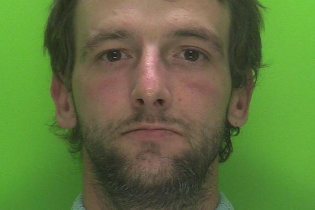 Pictured is burglar Jason Kelly, aged 36, of no fixed abode, who appeared at Nottingham Crown Court on January 20 and was sentenced to two years and four months of custody for a burglary in West Bridgford and for other offences. Nottinghamshire Police said the other offences included a shop burglary in Nottingham, three counts of possessing a bladed article and one count of going equipped to steal, two thefts in West Bridgford and Nottingham, and possessing a class B drug in Nottingham.