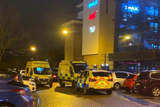 One man hospitalised and another arrested as police swarm to Sheffield ...