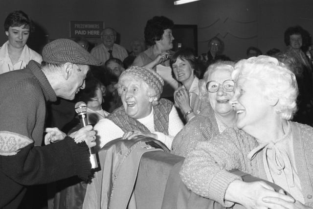 Bobby Thompson at the opening of the new Top Rank Bingo and Social Club in Sunderland's former Odeon Cinema. Remember this from 1983?