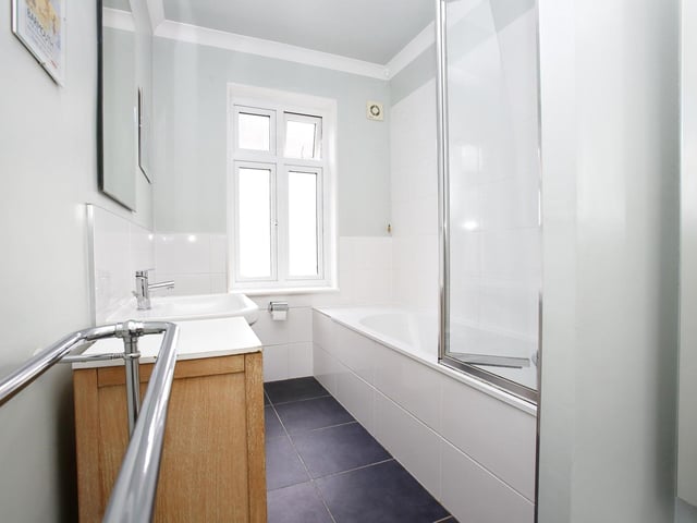 The main bathroom has recently been renovated, as has the kitchen