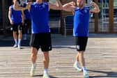 Sheffield Wednesday players have been working hard in the gym as well as on the pitch while in Portugal. Picture: @SWFC