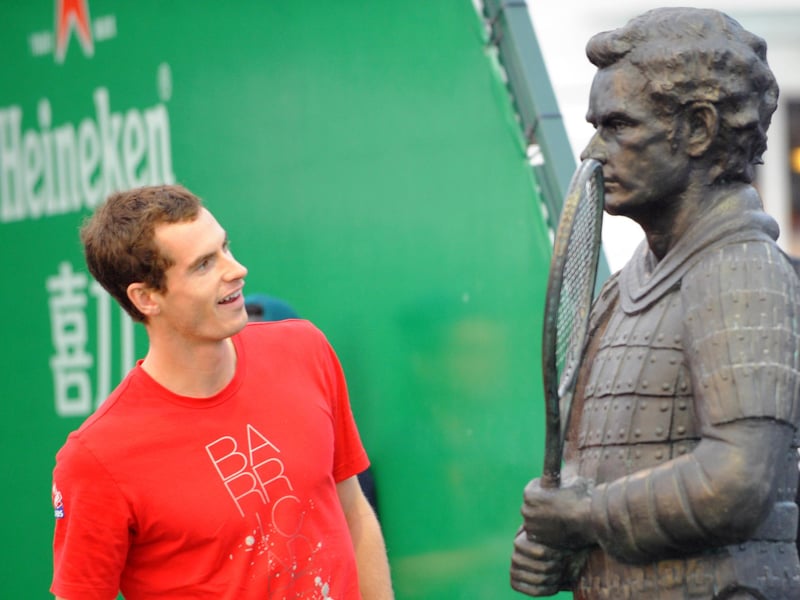 Andy Murray is, well, lost for words