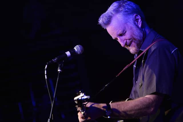 Billy Bragg will perform a live-streamed show on Saturday night to raise money for the Leadmill.  (Photo by Rick Diamond/Getty Images for Americana Music Festival)