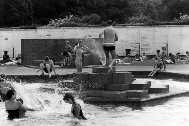 The lost lido at Millhouses Park, on Abbeydale Road South, Sheffield, in 1987