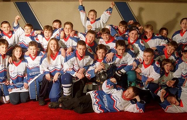 Rapiers Junior Ice Hockey Team who are off to Canada in January 1997