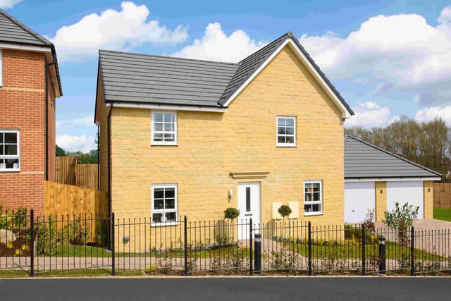 The Alderney house also has four bedrooms and is available from £308,495.