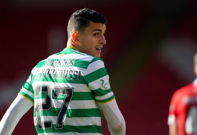 On very late and went closer than his fellow substitutes to extending Celtic's lead.