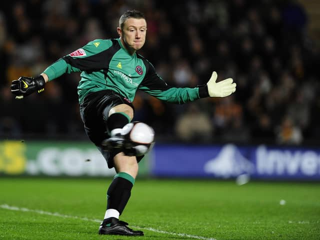 Paddy Kenny in action for Sheffield United