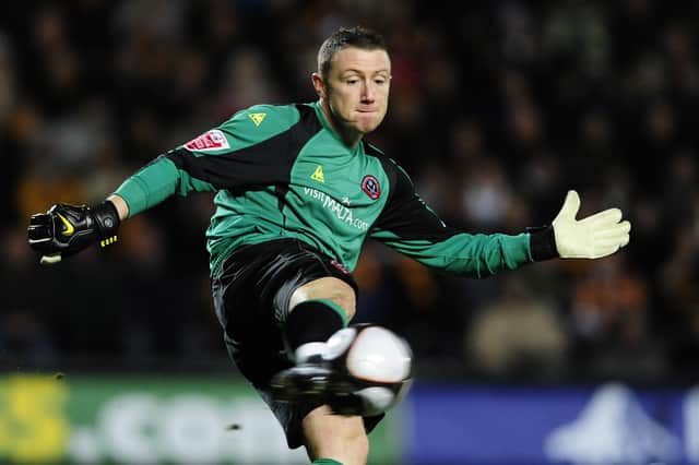 Paddy Kenny in action for Sheffield United