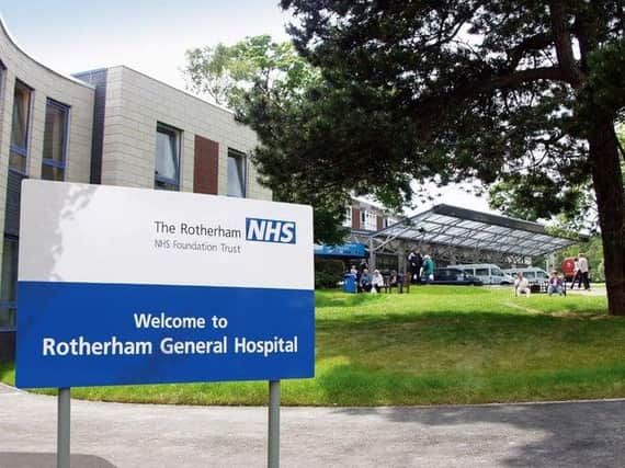 Detectives are continuing to investigate the death of a man at Rotherham District General Hospital, which is being treated as murder