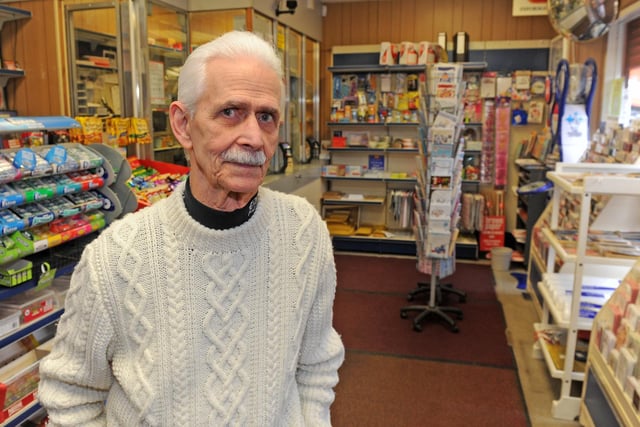 Richard May had to let the post office go from his newsagents on Lees Hall Avenue in 2017