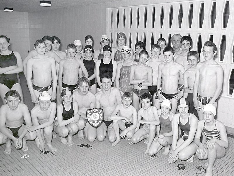  Mansfield Swimming Club at Sherwood Baths in 1981