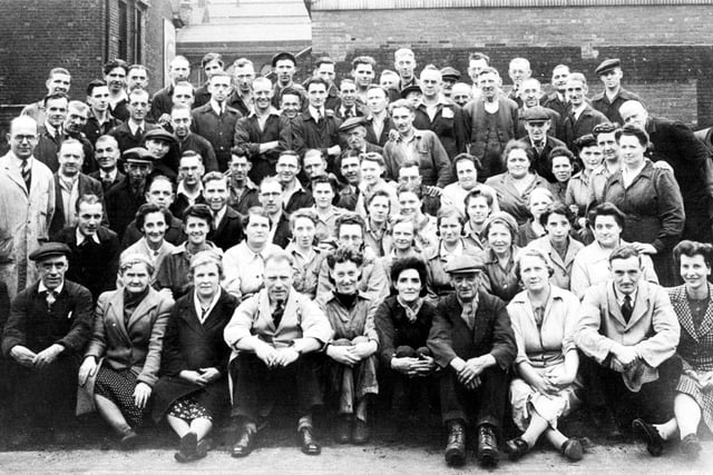 Staff at Firth Brown Limited, Sheffield, in 1942.  Picture courtesy of Sheffield Local Studies Library
