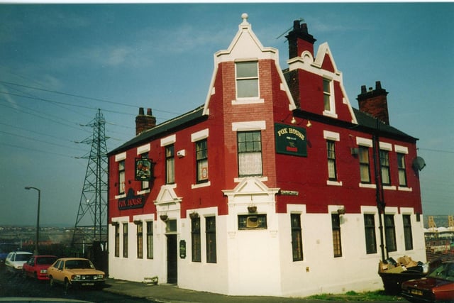 Fox House pub on Shirland Lane in Attercliffe, Sheffield, in around 1991