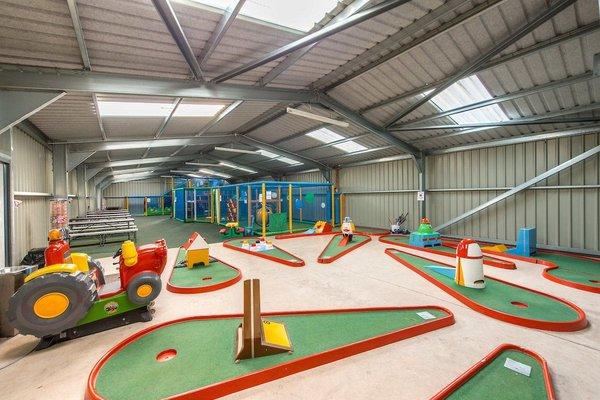 This large barn offers plenty opportunities for fun when bad weather strikes