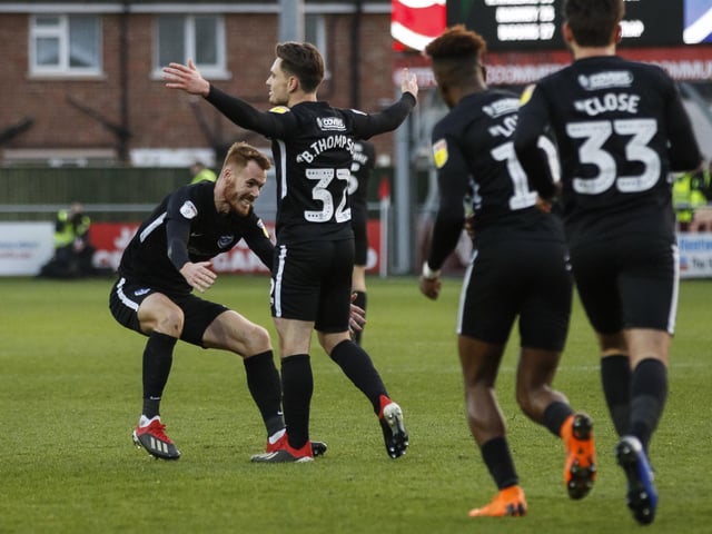 Those who made the second-longest trip of the season between Christmas and New Year got full value. Ben Thompson was marvellous throughout, while Anton Walkes bagged a brilliant left-footed goal for Pompey. Jamal Lowe (two) and Brett Pitman also bagged.