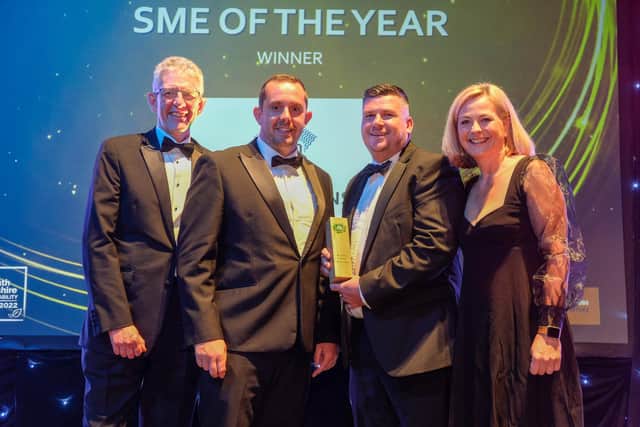 All Seasons Group receive the SME of the year awards at South Yorkshire Sustainability Awards