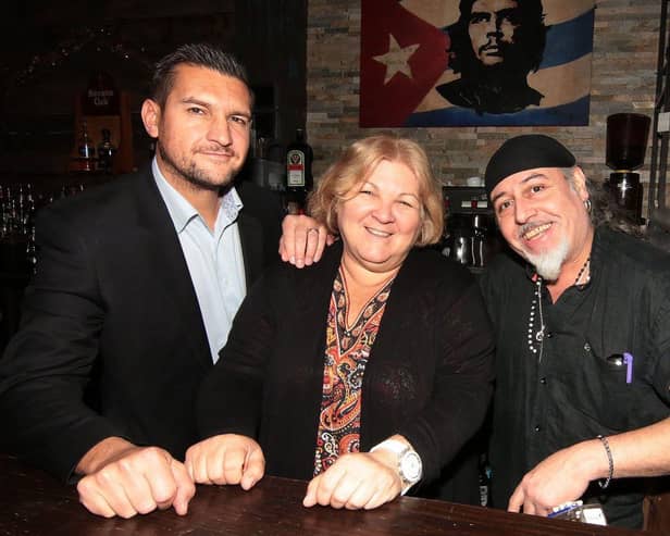 The day Aleida Guevara – daughter of Che Guevara (middle) – visited