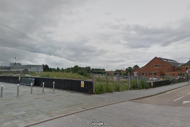 The vacant site of the planned cinema before contruction started. PIcture: Google