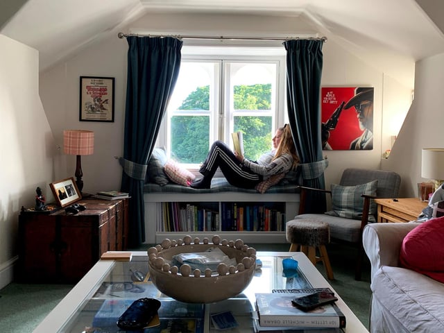 Benjamin Holm captured this image of something that has become familiar to all of us over the past 10 months - staying at home to save lives.