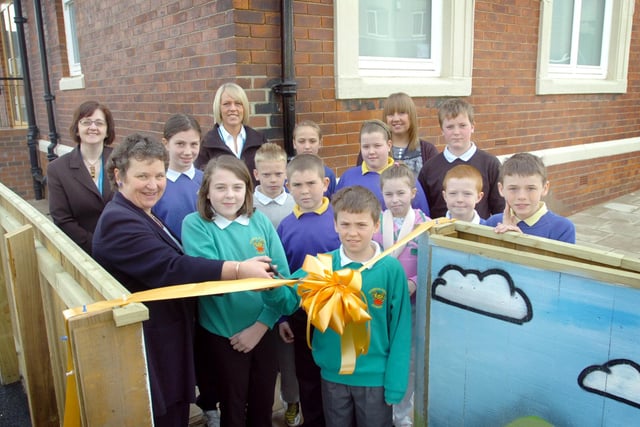 Who remembers this? It's a reminder of the day a fitness trail opened in Easington Colliery in 2008. Are you pictured?